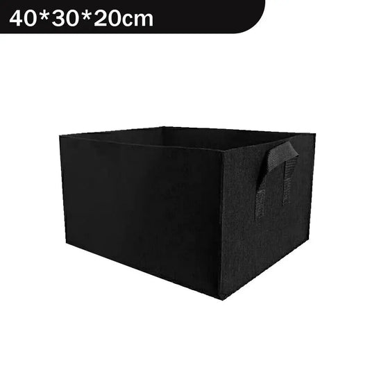 Garden Planting Bag with Handles Multi-Size Felt Grow Bag Rectangle Planting Nursery Pot Vegetable Tomato Potato Planting