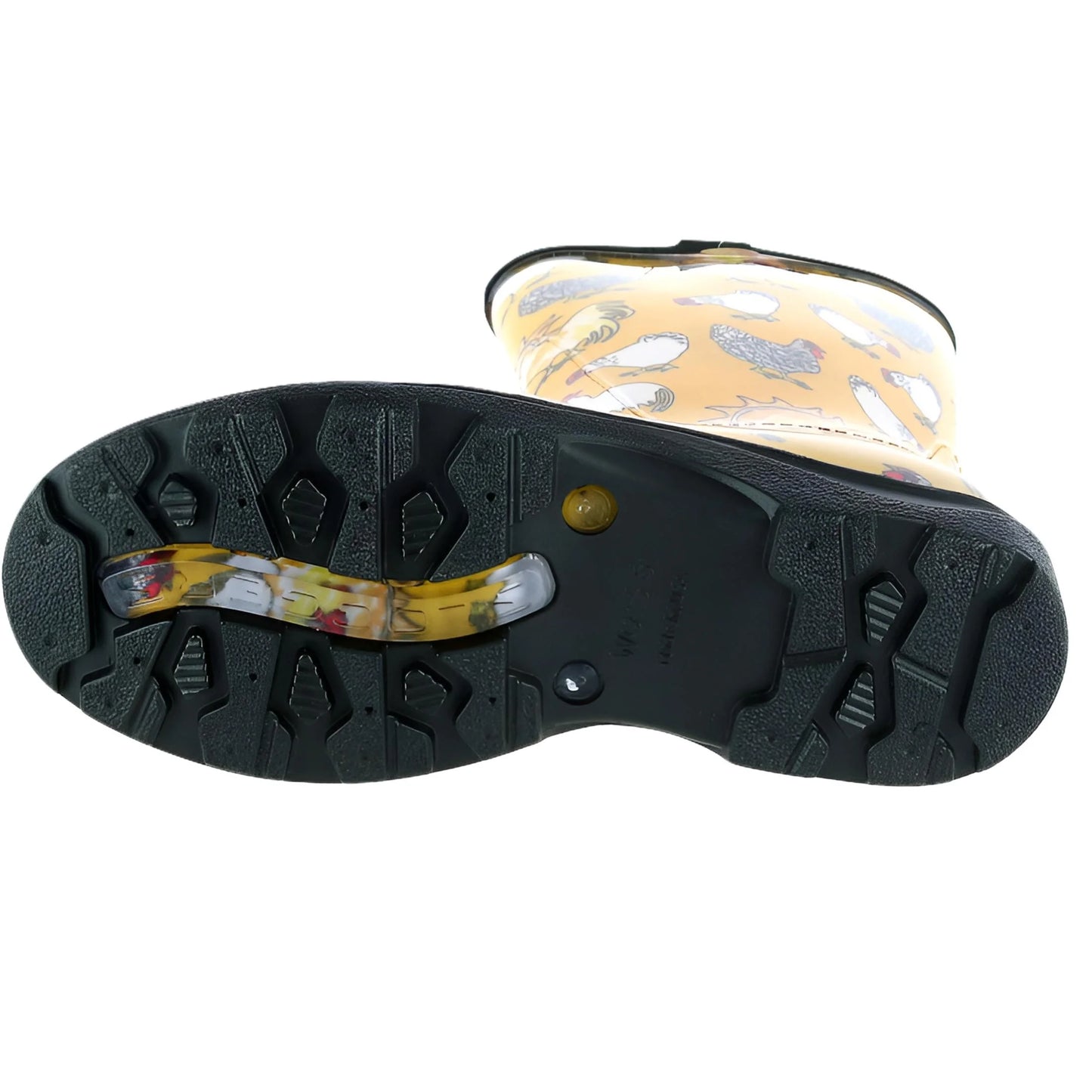 Women'S Rain & Garden Chicken Print Boot