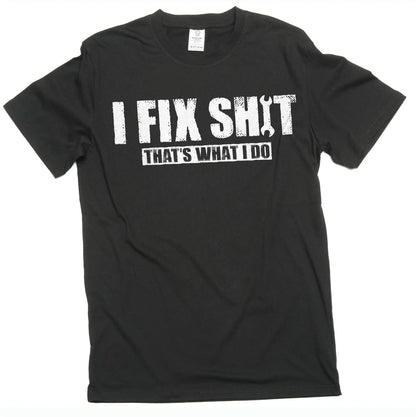 Men'S Funny DIY Garage T-Shirt I Fix Things Shirt Fathers Day Mechanic Shirt