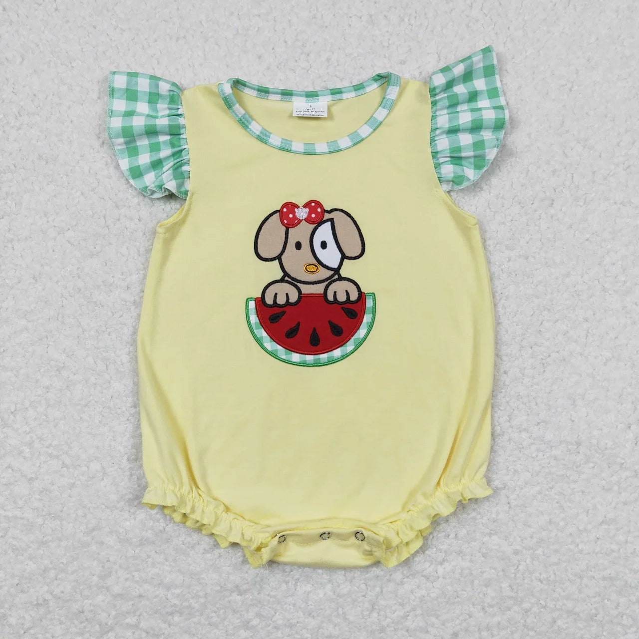 Wholesale Newborn Romper Floral Blue Jumpsuit Embroidery Chicken Toddler Kid Children Summer Matching Baby Boy Girl One-Piece