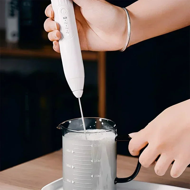 2-In-1 Kitchen Items USB Charging Electric Egg Beater Mini Blender Kitchens Accessories Mixer Household Gadgets Double Head Bar