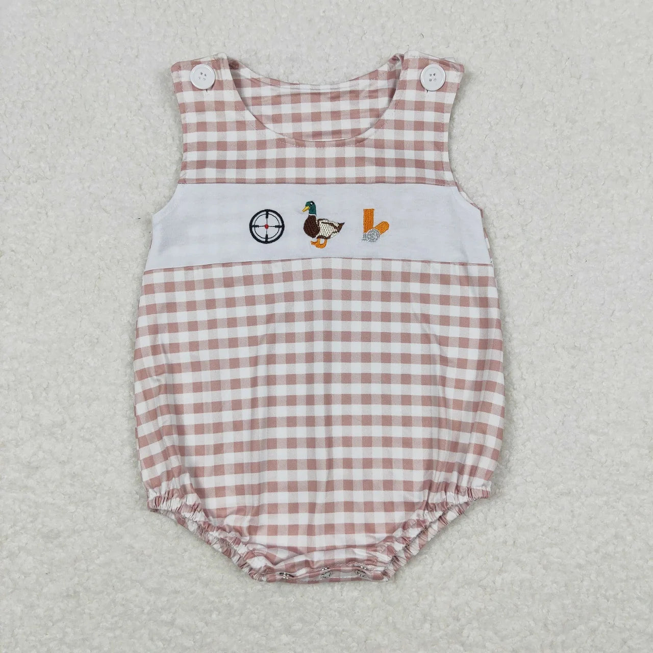 Wholesale Newborn Romper Floral Blue Jumpsuit Embroidery Chicken Toddler Kid Children Summer Matching Baby Boy Girl One-Piece