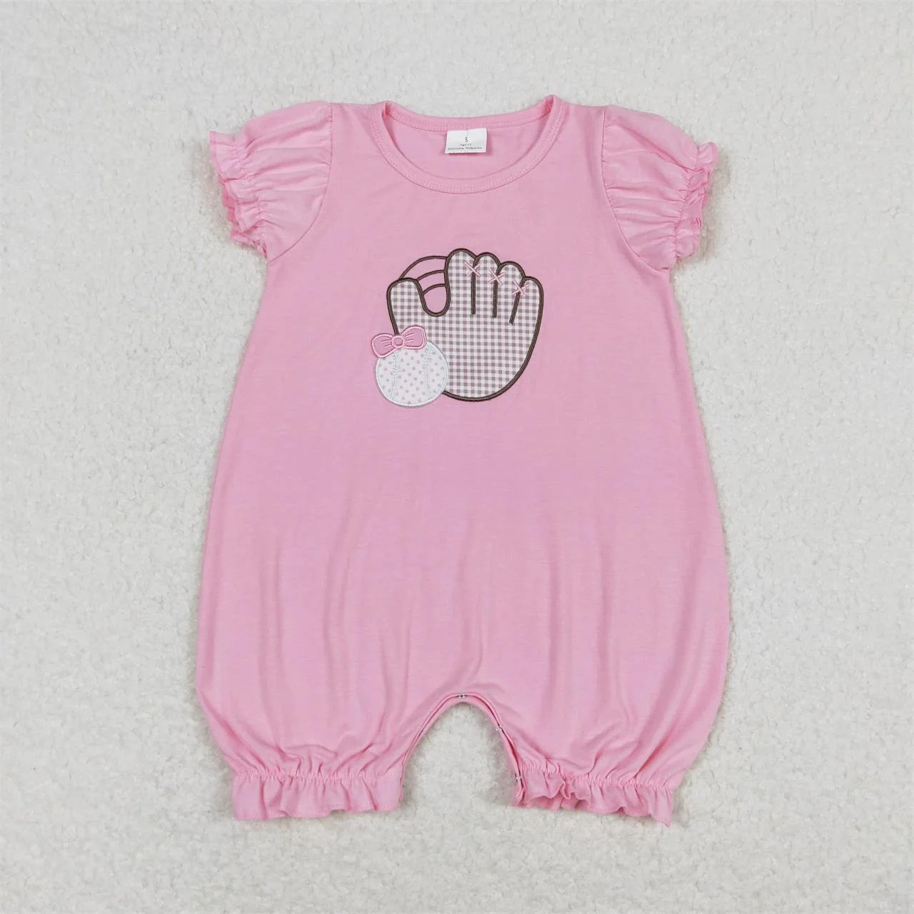 Wholesale Newborn Romper Floral Blue Jumpsuit Embroidery Chicken Toddler Kid Children Summer Matching Baby Boy Girl One-Piece