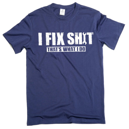 Men'S Funny DIY Garage T-Shirt I Fix Things Shirt Fathers Day Mechanic Shirt