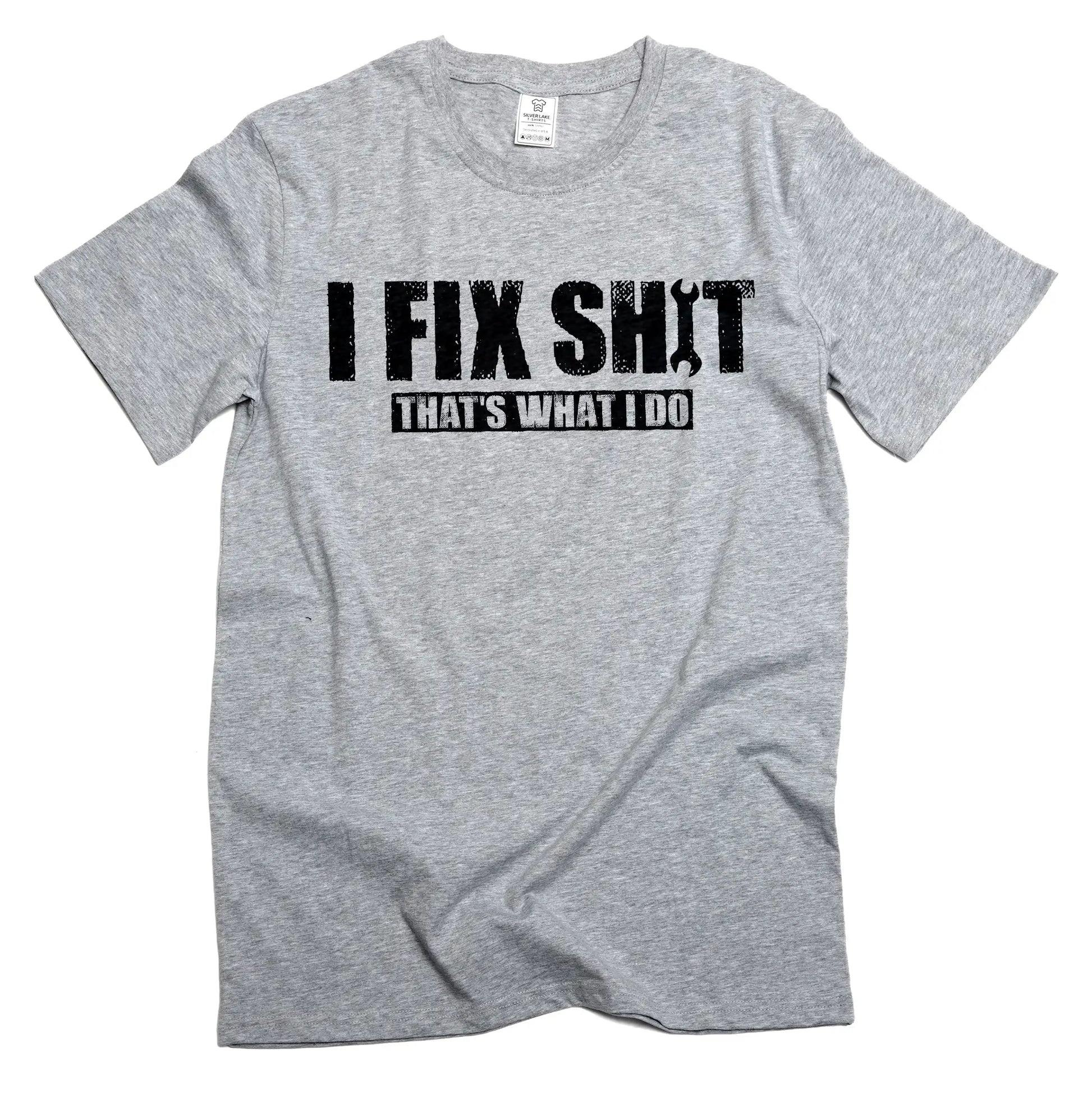 Men'S Funny DIY Garage T-Shirt I Fix Things Shirt Fathers Day Mechanic Shirt