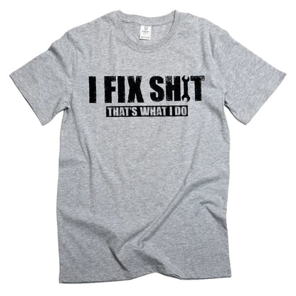 Men'S Funny DIY Garage T-Shirt I Fix Things Shirt Fathers Day Mechanic Shirt