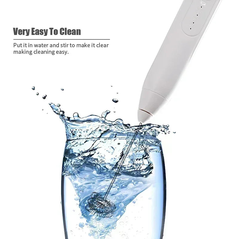 2-In-1 Kitchen Items USB Charging Electric Egg Beater Mini Blender Kitchens Accessories Mixer Household Gadgets Double Head Bar