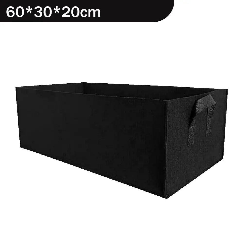 Garden Planting Bag with Handles Multi-Size Felt Grow Bag Rectangle Planting Nursery Pot Vegetable Tomato Potato Planting