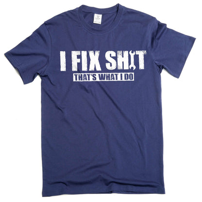 Men'S Funny DIY Garage T-Shirt I Fix Things Shirt Fathers Day Mechanic Shirt