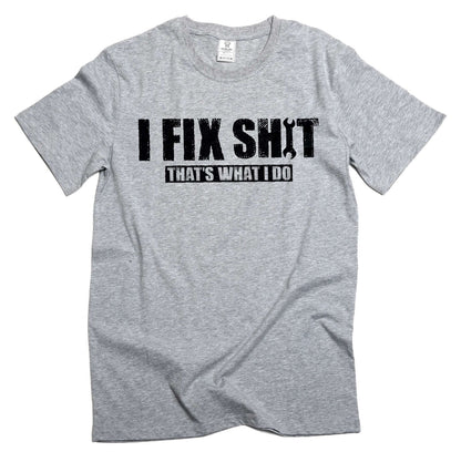 Men'S Funny DIY Garage T-Shirt I Fix Things Shirt Fathers Day Mechanic Shirt