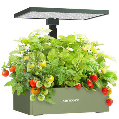 20 Pods Hydroponic Growing System Indoor Herb Garden with Grow Light Germination Starter Kit Green