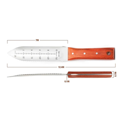 Professional Steel Gardening Shovel Gardener-Digging Tool Multifunction Garden Cutter with Leather Sheath Gardening Tools
