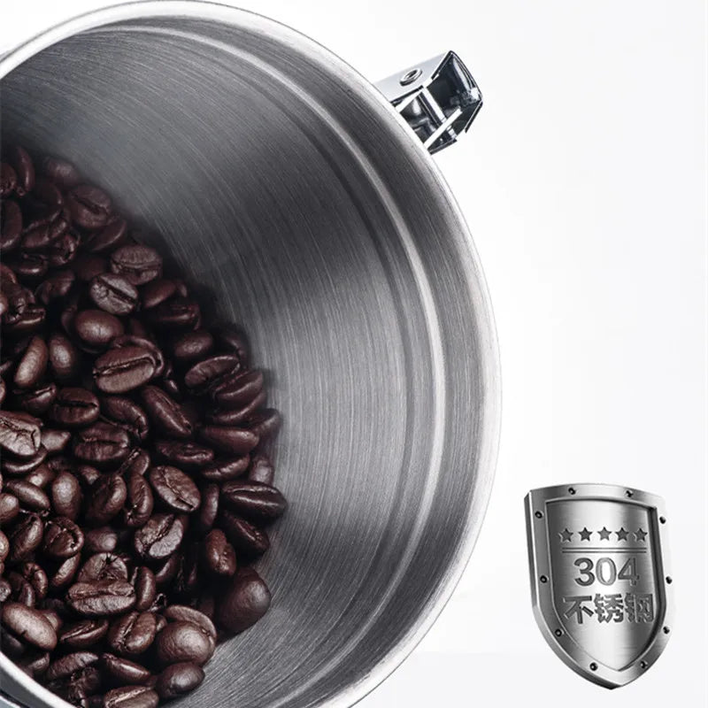 304 Stainless Steel Airtight Tank Coffee Bean Storage Tea Cans Kitchen Moisture-Proof Storage Grain Storage Box Kitchen Items