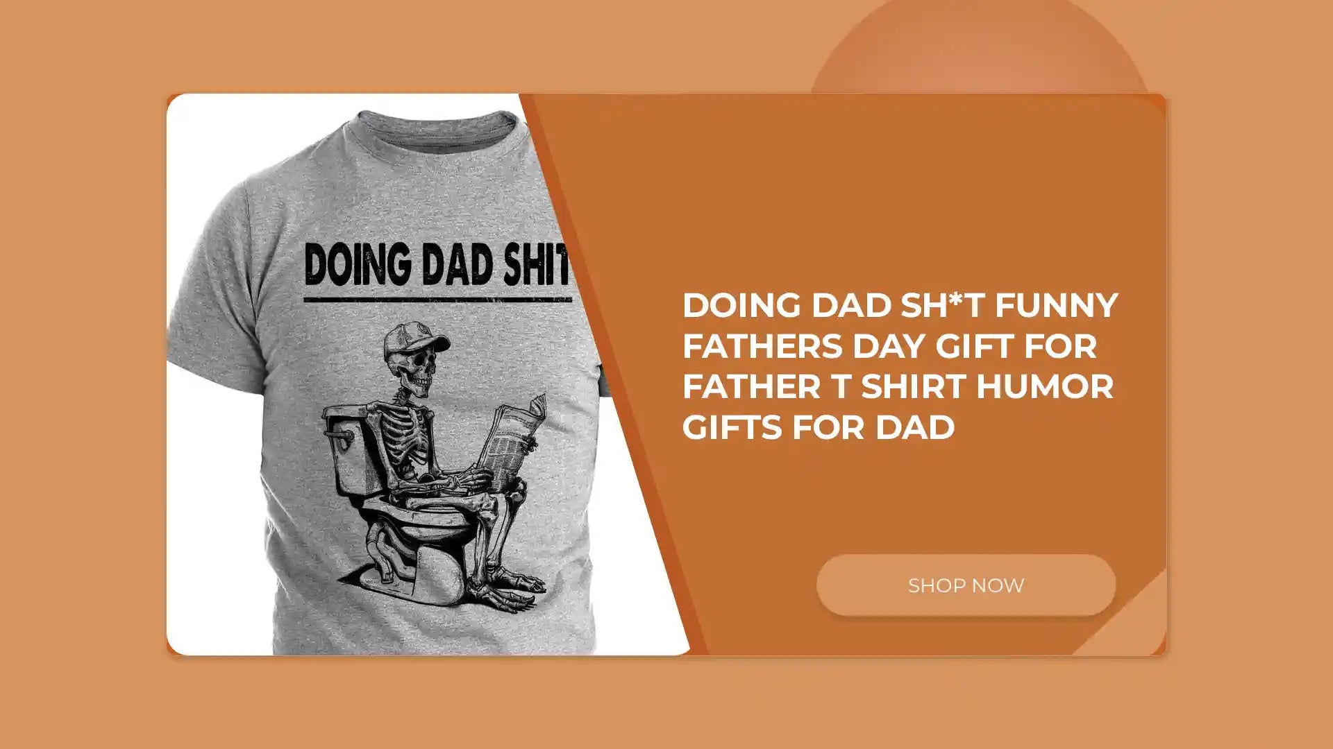 Doing Dad Sh*T Funny Fathers Day Gift for Father T Shirt Humor Gifts for Dad by@Outfy